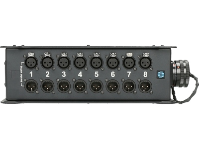 TrussLink 8x XLR 3p F||M - RMP 25p M8-channel - single ground
